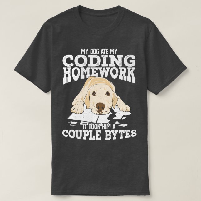 Camiseta Programa de Ciência da Computação Coding Student G (Frente do Design)