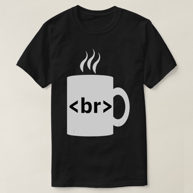 Camiseta Programa de Ciência da Computação JavaScript de Qu (Frente do Design)