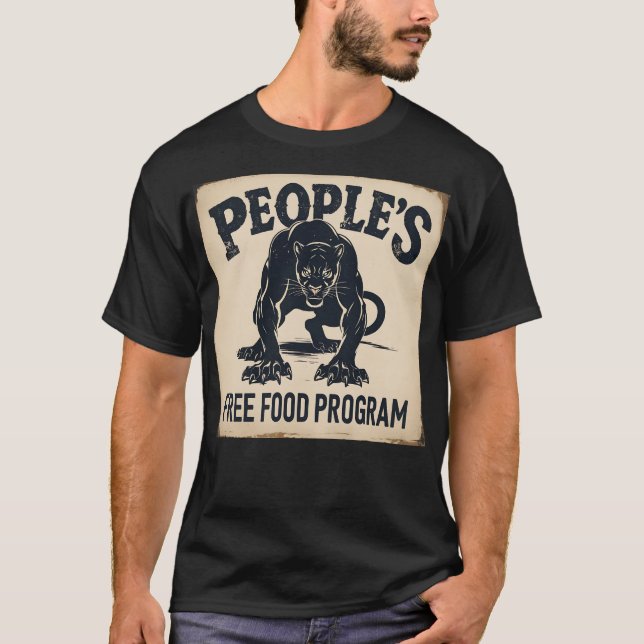 Camiseta Programa de Comida Gratuita da Pessoas (Frente)