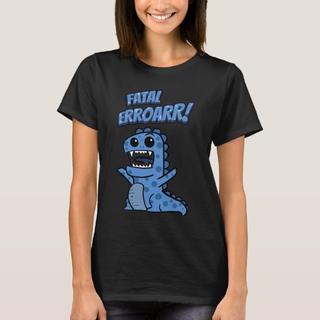 Camiseta Programa de computador de erro fatal (Frente)