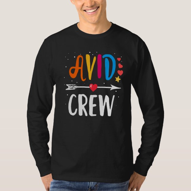 Camiseta Programa de Educação da Equipe Avid Apreciação de  (Frente)