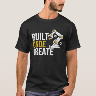 Camiseta Programa de engenharia de automação de crio de cód