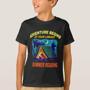 Camiseta Programa de Leitura de Verão da Biblioteca: Aventu