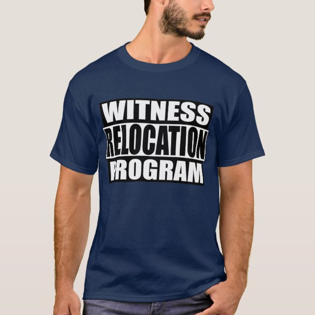 Camiseta Programa de Relocalização de Testemunhas (Frente)