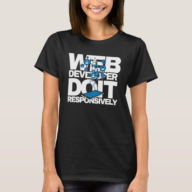 Camiseta Programa de site do Web Developer Do It Responsive (Frente)