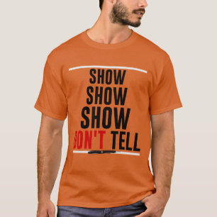 Camiseta Programa engraçado não diga ao escritor retro