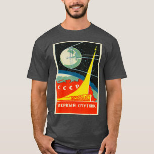 Camiseta Programa Espacial CCRP da União Soviética - URSS -