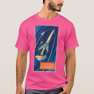 Camiseta Programa espacial soviético União Soviética URSS R