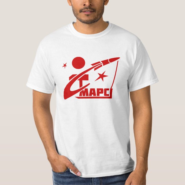 Camiseta Programa especial de Marte do soviete (Frente)