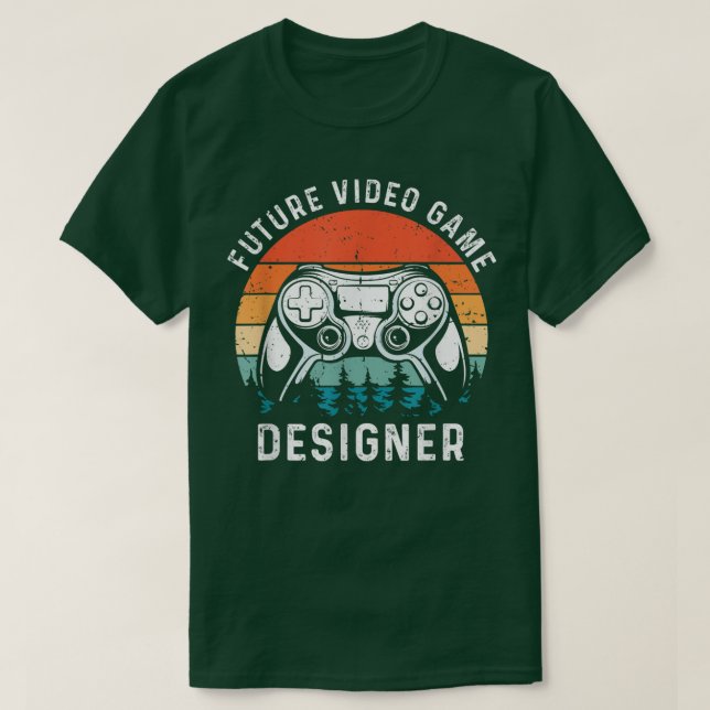 Camiseta Programa Gamer para Desenvolvedores de Jogos do Fu (Frente do Design)
