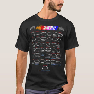 Camiseta Programação da Taça Nascar Série T 2022 Essencial
