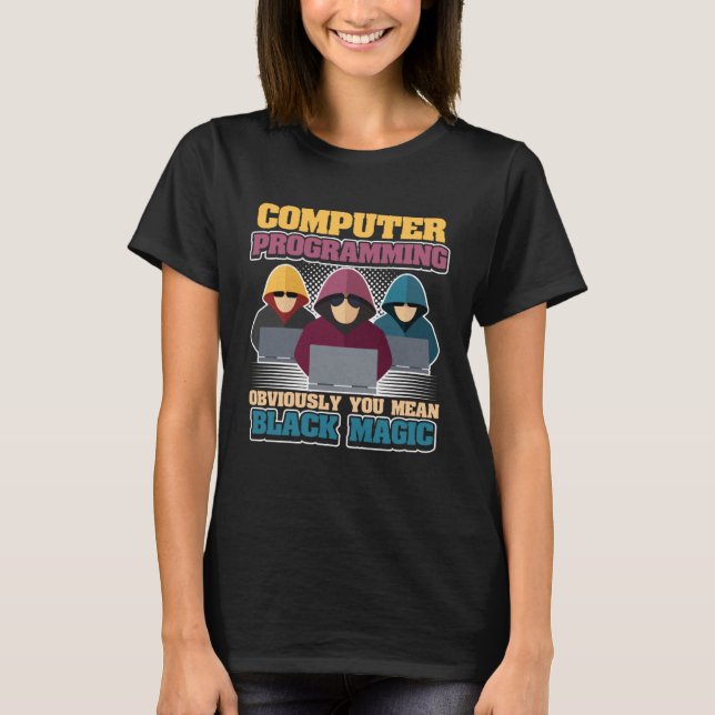 Camiseta Programação de computador (Frente)