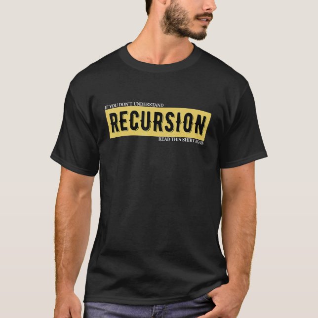 Camiseta Programação De Definição De Recorrência Do Program (Frente)