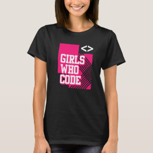 Camiseta Programação de Meninas de Coder - Programa de Dese