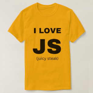 Camiseta programação divertida JavaScript do desenvolvedor