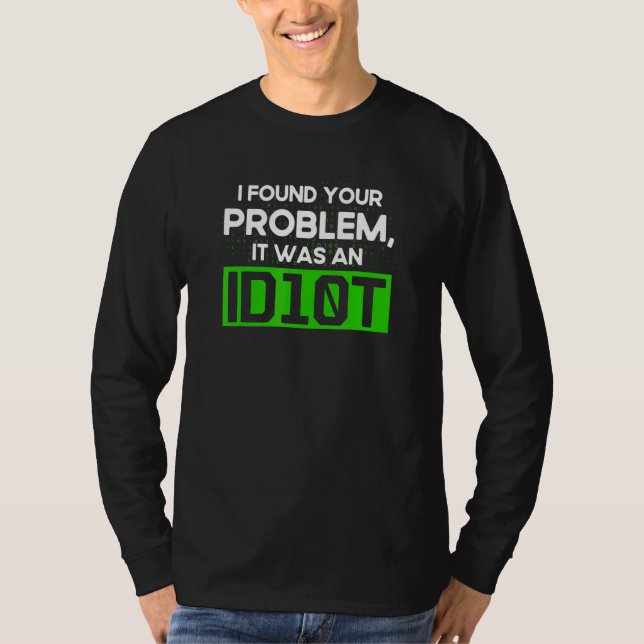 Camiseta Programação Idiota Sintaxe Programador Desenvolvim (Frente)