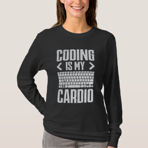 Camiseta Programador - Codificar é meu Cárdio - Vida de Pro