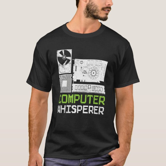 Camiseta Programador Código Binário Codificação Computador  (Frente)