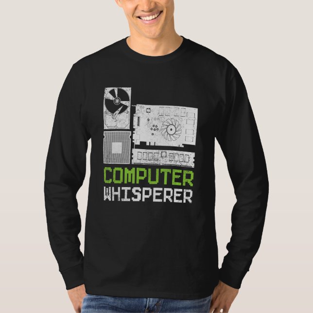 Camiseta Programador Código Binário Codificação Computador  (Frente)