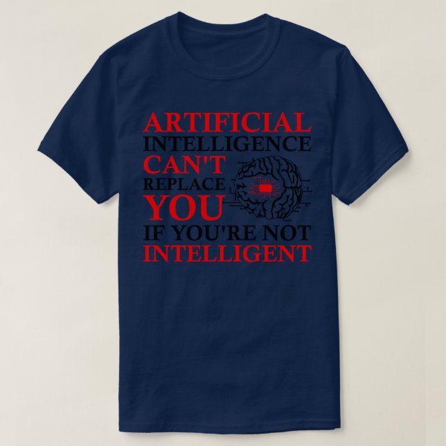 Camiseta Programador de Algoritmo de Inteligência Artificia (Frente do Design)