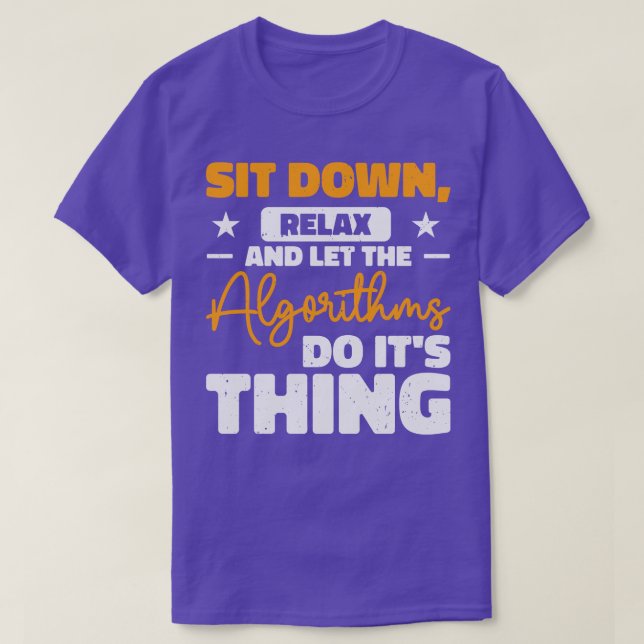 Camiseta Programador de Algoritmo do Computador Inteligênci (Frente do Design)