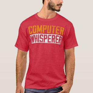 Camiseta Programador de Codificação Engraçado do Whisperer 