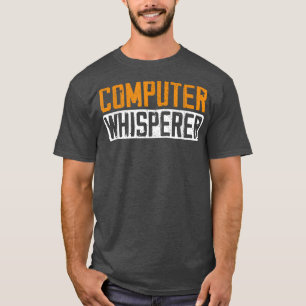 Camiseta Programador de Codificação Engraçado do Whisperer