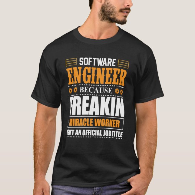 Camiseta Programador de codificador de Engenheiro de softwa (Frente)