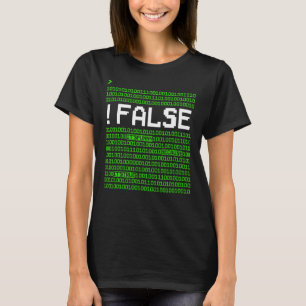Camiseta Programador de computador Coder False É Porque é