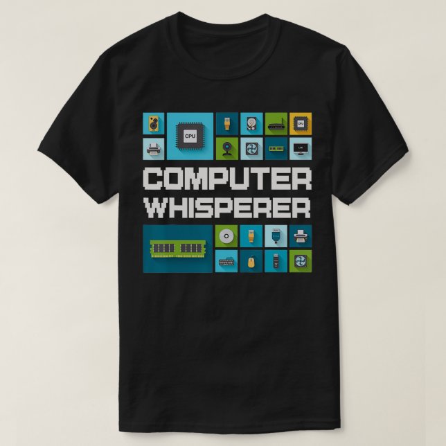 Camiseta Programador de computador Geeks Engraçado Dizendo  (Frente do Design)
