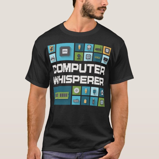 Camiseta Programador de computador Geeks Engraçado Dizendo  (Frente)