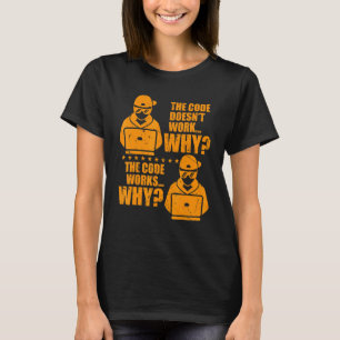 Camiseta Programador De Computador O Código Funciona Por Qu