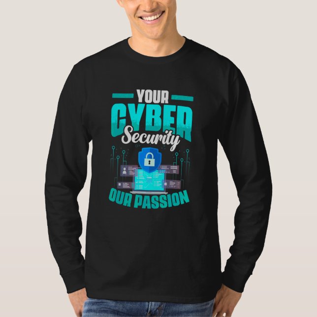 Camiseta Programador de Computador Programando Segurança Ci (Frente)