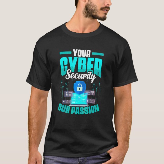 Camiseta Programador de Computador Programando Segurança Ci (Frente)