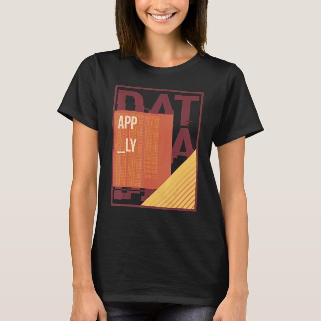 Camiseta Programador de Geek de Falha de Código Binário Ret (Frente)