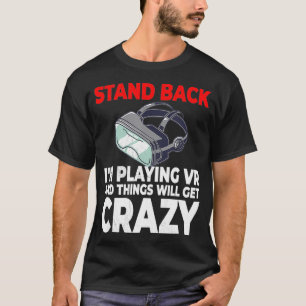 Camiseta Programador de Realidade Virtual do Jogador VR 