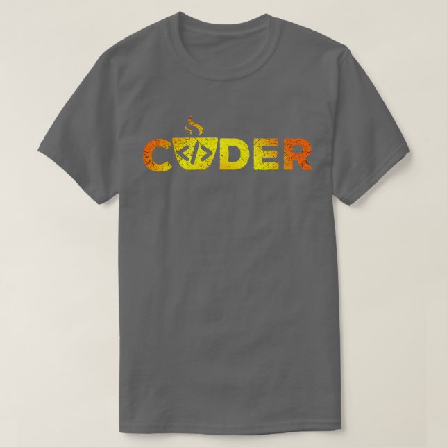 Camiseta Programador de software Coder Programmer (Frente do Design)