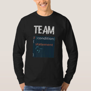 Camiseta Programador de software de programação do Team All