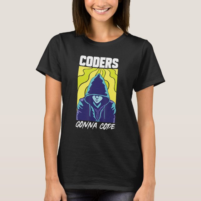 Camiseta Programador De Software Do Programador De Códigos  (Frente)