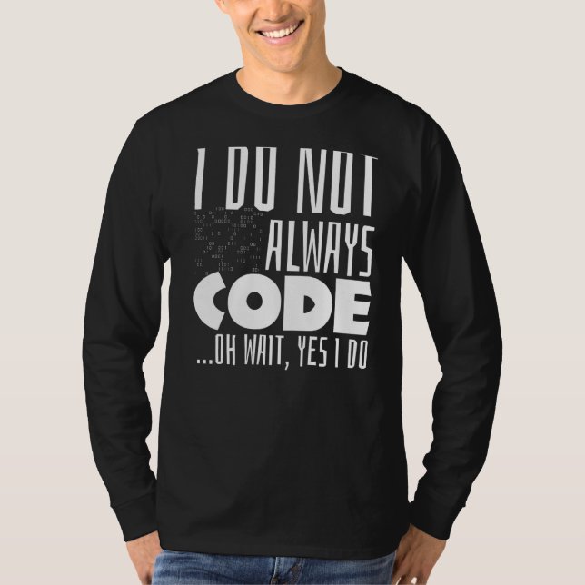 Camiseta Programador Dizendo Codificador Código do Codifica (Frente)