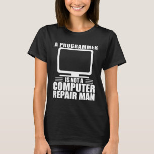 Camiseta Programador do computador do Engenheiro de softwar