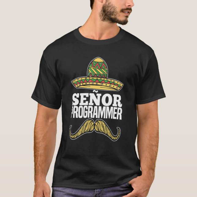 Camiseta Programador do Programador do Señor Programmer (Frente)