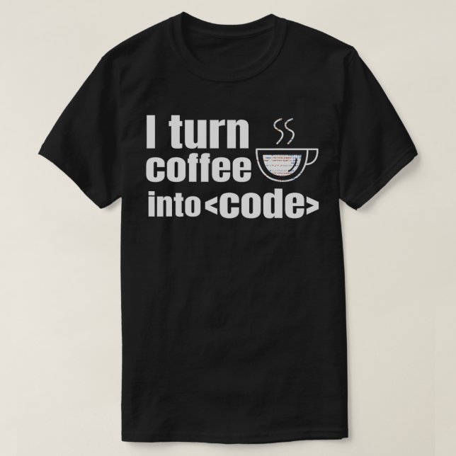 Camiseta Programador do Web site do Web Developer Coder Cof (Frente do Design)