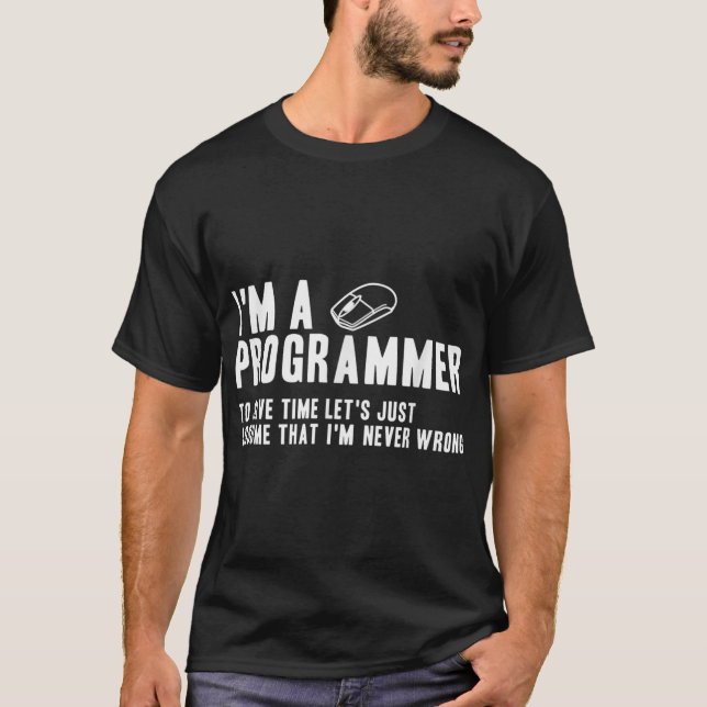 Camiseta Programador é sempre o programa de Engenheiro de s (Frente)