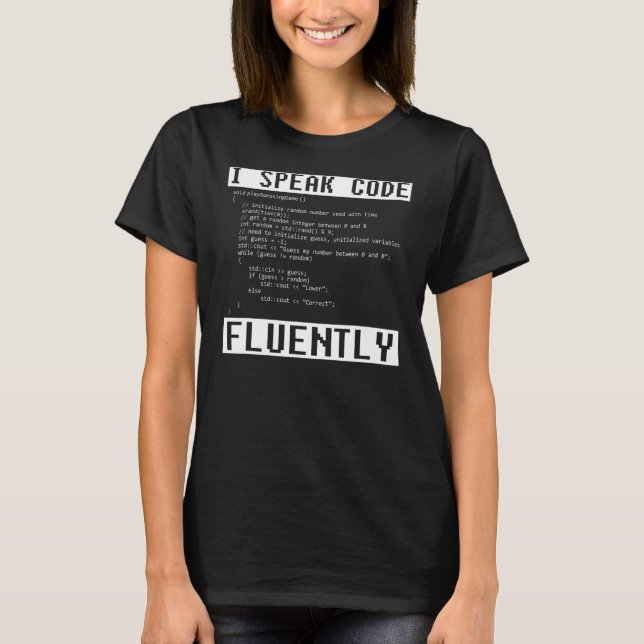 Camiseta Programador Engraçado - Bacano de Programação do C (Frente)