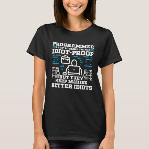 Camiseta Programador, eu tento fazer coisas