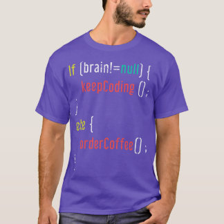 Camiseta Programador Funny do Café Retro