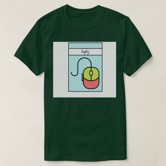 Camiseta Programador Hacker Log4j (Frente do Design)