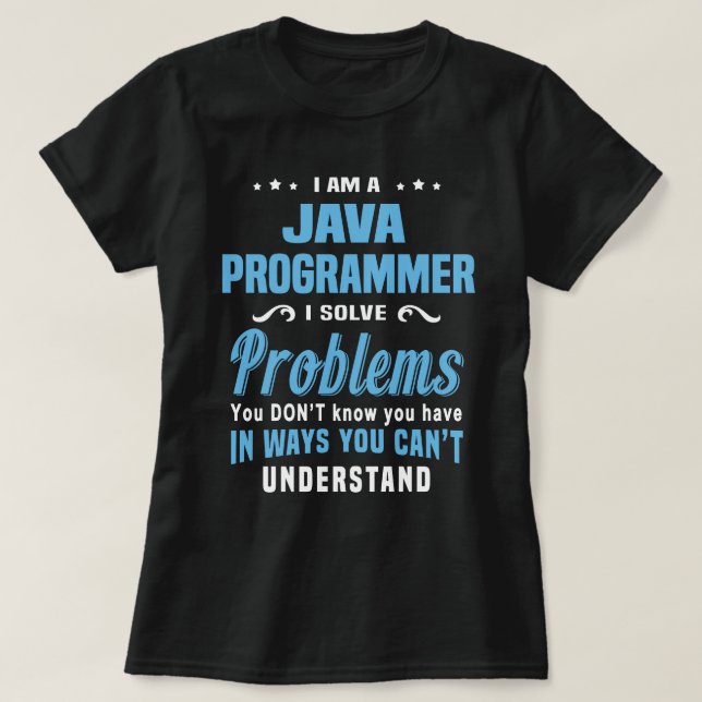 Camiseta Programador Java (Frente do Design)
