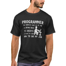 PROGRAMADOR - sendo agradável aos idiota que